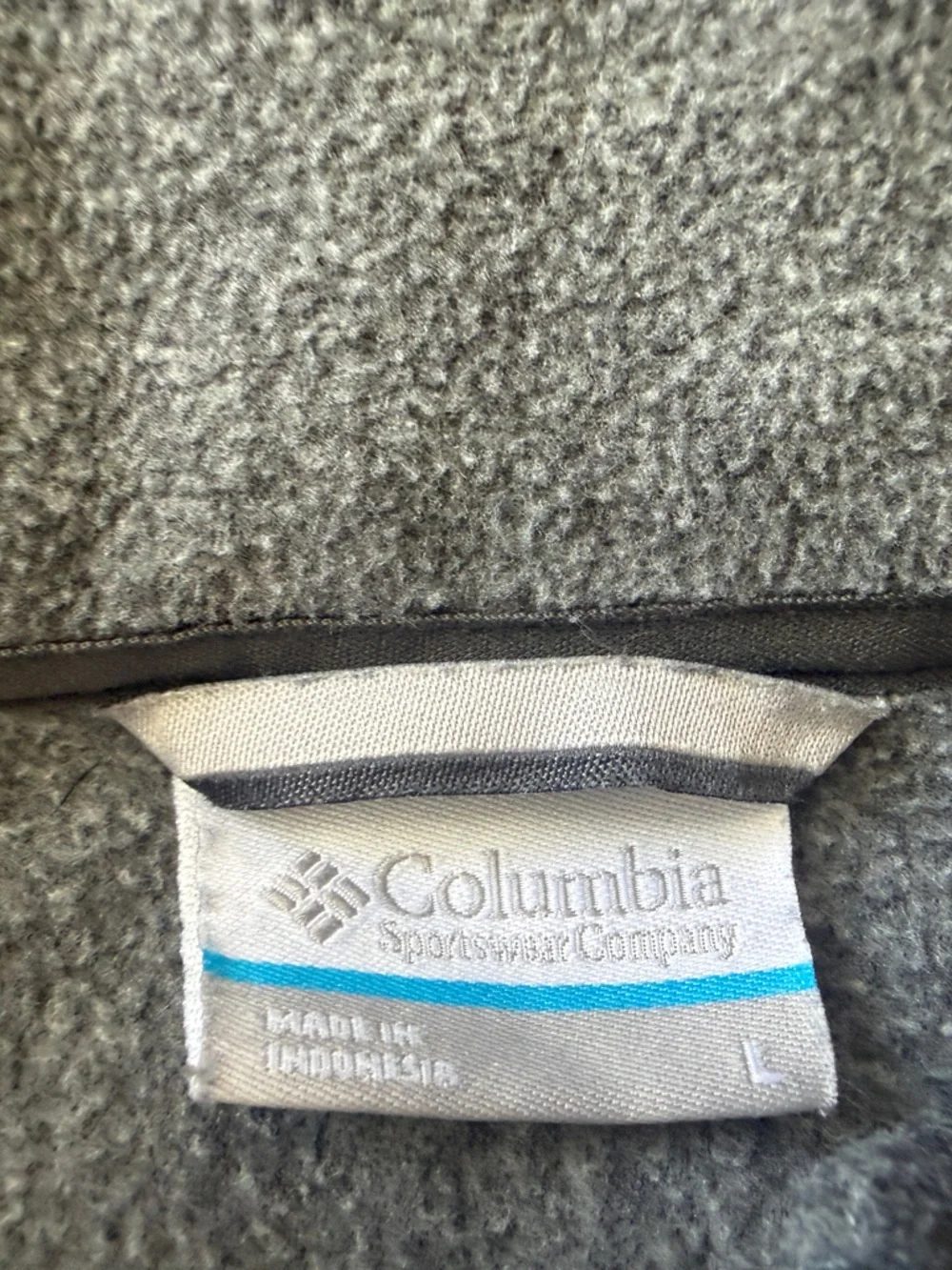 Columbia Men's Dark Gray Full-Zip Fleece Jacket